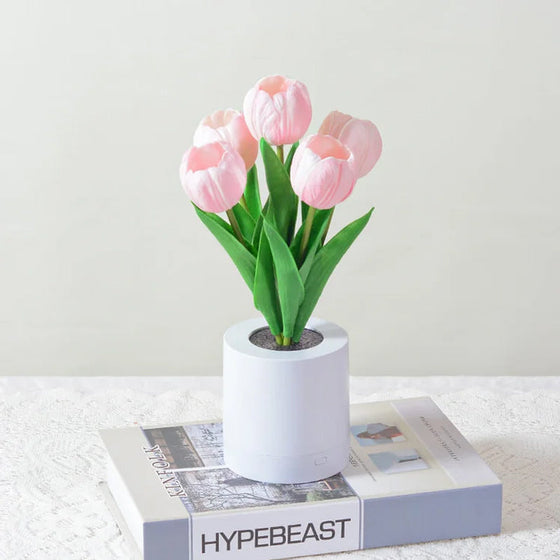 LED uppladdningsbar tulpannattlampa