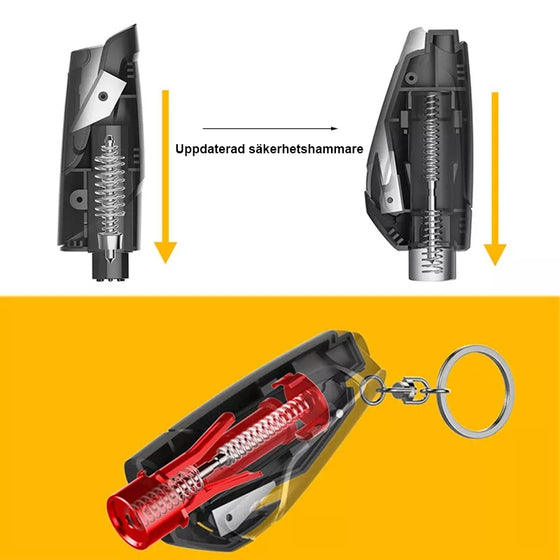 Uppgraderad 3-i-1 Car Window Breaker