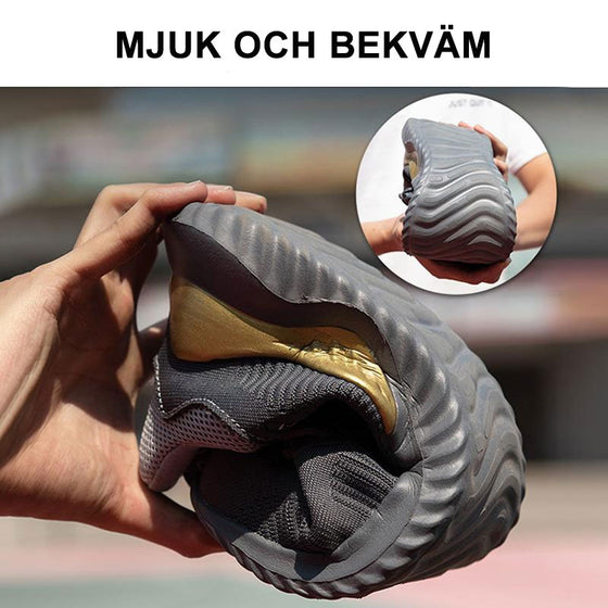 Flygande vävda skyddsskor för alla årstider