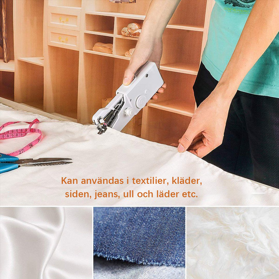Lyckrea ™ Mini Bärbar Symaskin