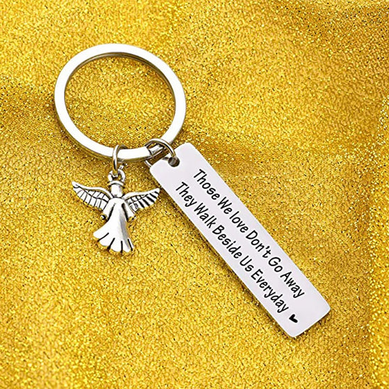 "Änglar flyger med dig" souvenir nyckelring