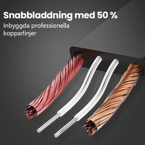 3-i-1 infällbar laddningskabel