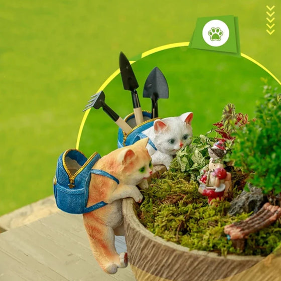 Härlig kreativ trädgård prydnad