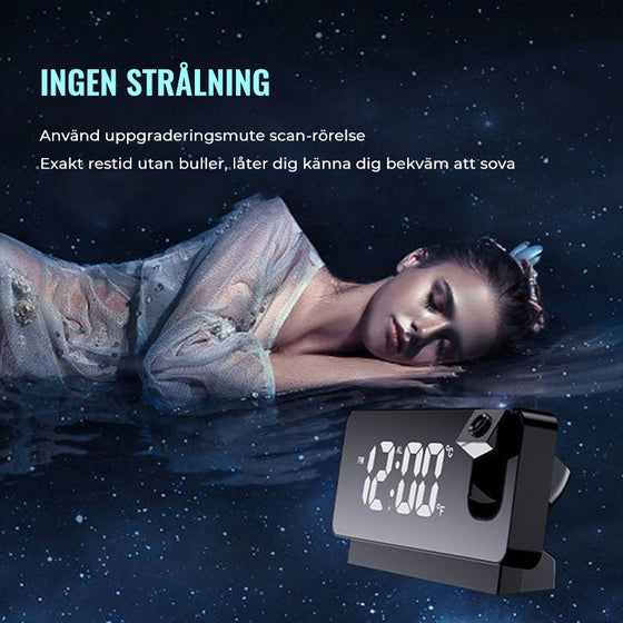 Smart Digital Projektionsklocka