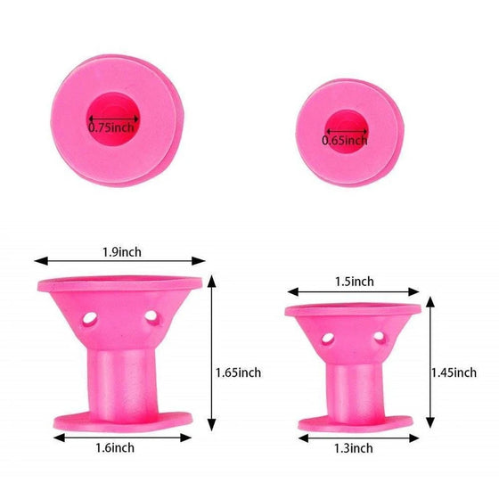 Silikon hårrullar | Vakna med vackert lockigt hår