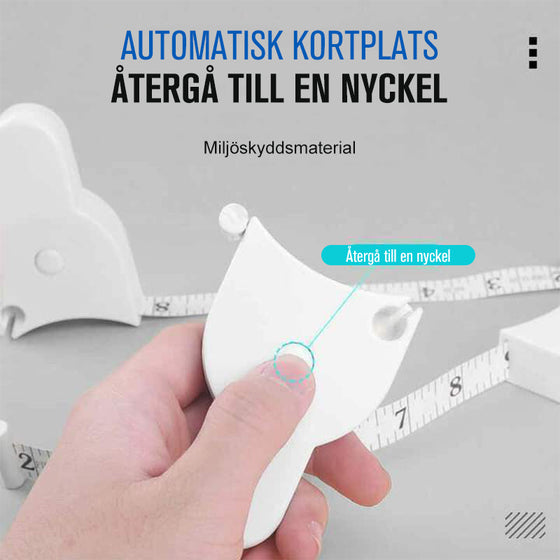 Automatisk rullband tejp omkrets mätningslinjal