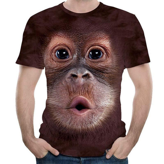 Rolig gorilla 3D T-shirt