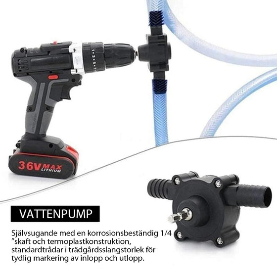 Borrmaskinpump