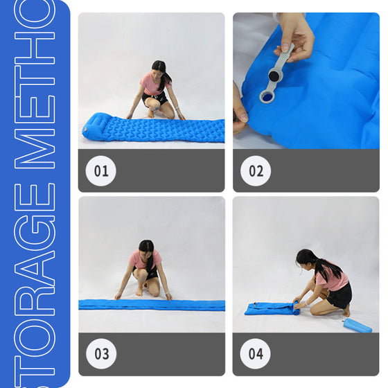 Fuktsäker uppblåsbar camping madrass