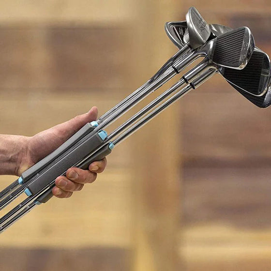 Bärbar golfklubbhållare