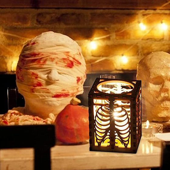 Halloween Skull Rib Shadow Lamp