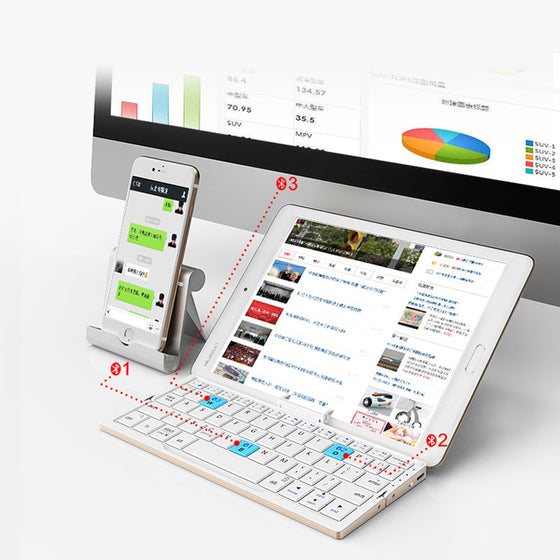 Bluetooth fällbart tangentbord