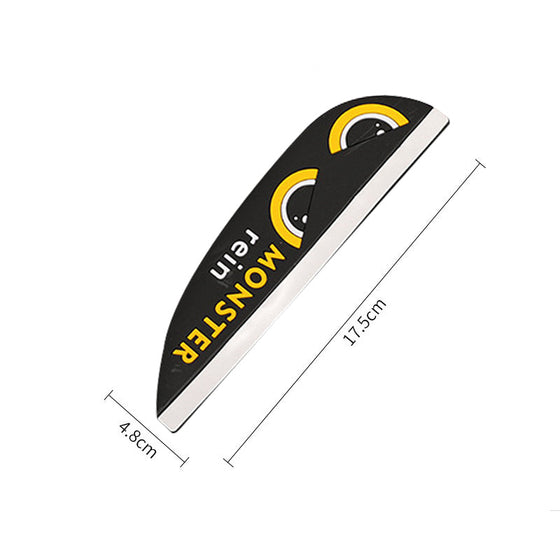 Regnvisirskydd Gummi sidospegel Regnögonbryn