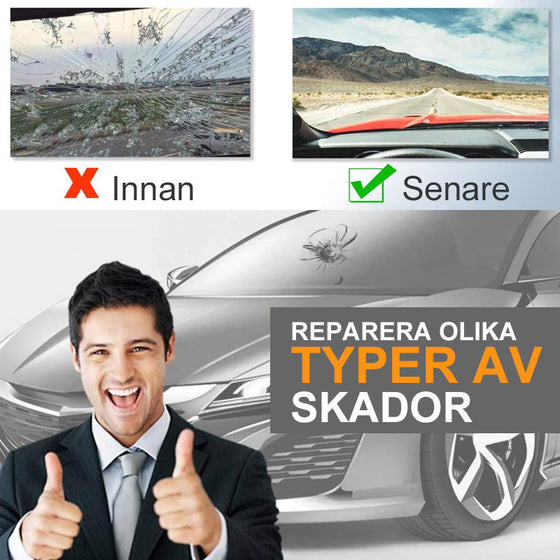 Reparationsmedel för bilglas