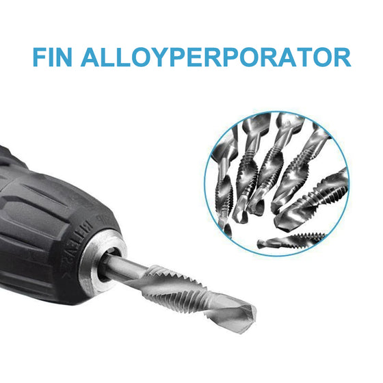 Borrbitssats för plåt  (6st: M3 - M10)