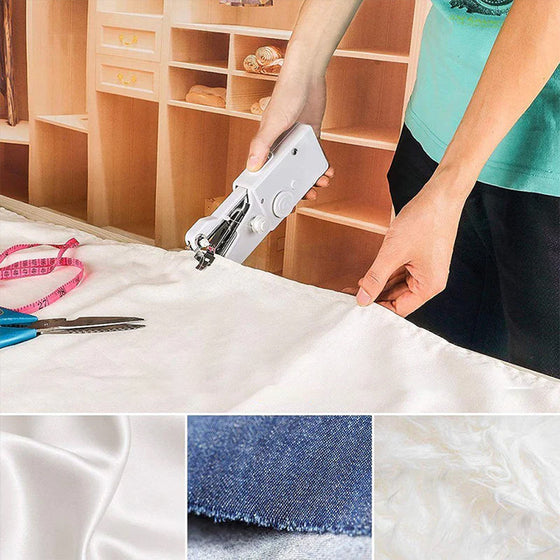 Bärbar handhållen symaskin