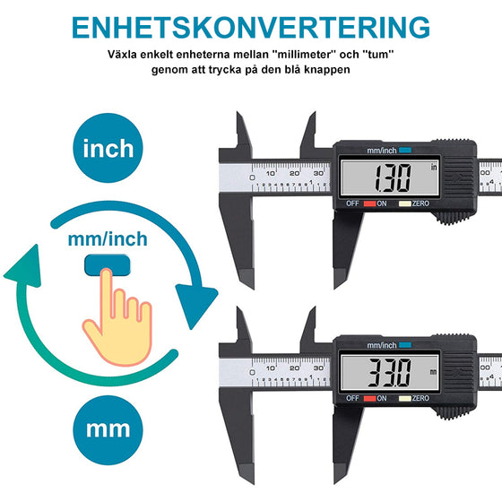 Digital Elektronisk Linjal För Höjdmått