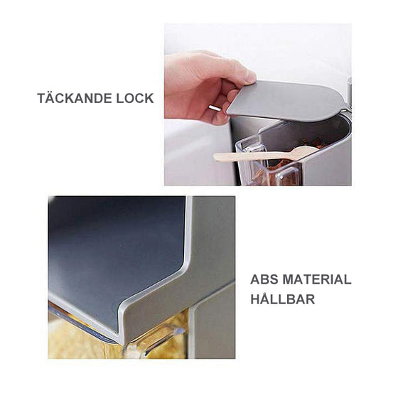 360-graders Roterande Kryddhylla