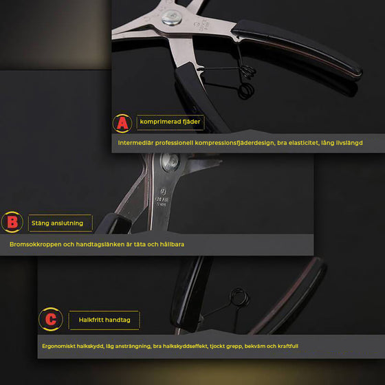 2-i-1 Snap ring tång