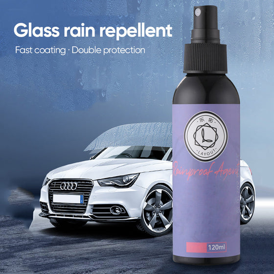 Regntätt medel för bilglas