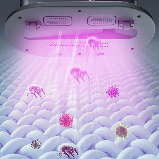 Trådlös dammsugare för borttagning av kvalster