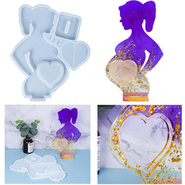 Mammas kärlek Silikonform fotoram