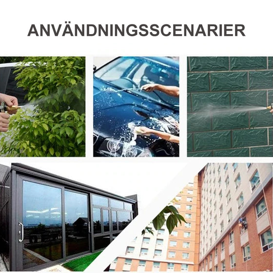 Multifunktionellt biltvättvattenverktyg