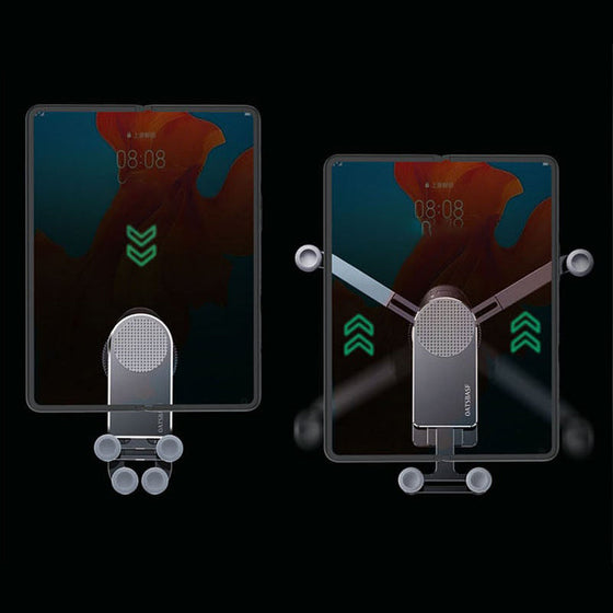 Hopfällbar biltelefonhållare