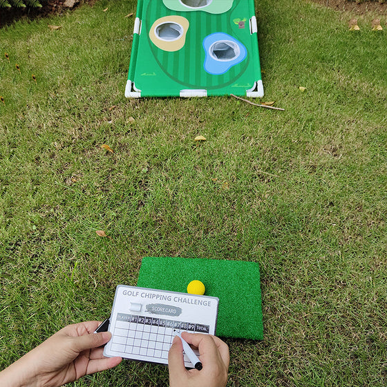 Bärbar utomhus golfspelset