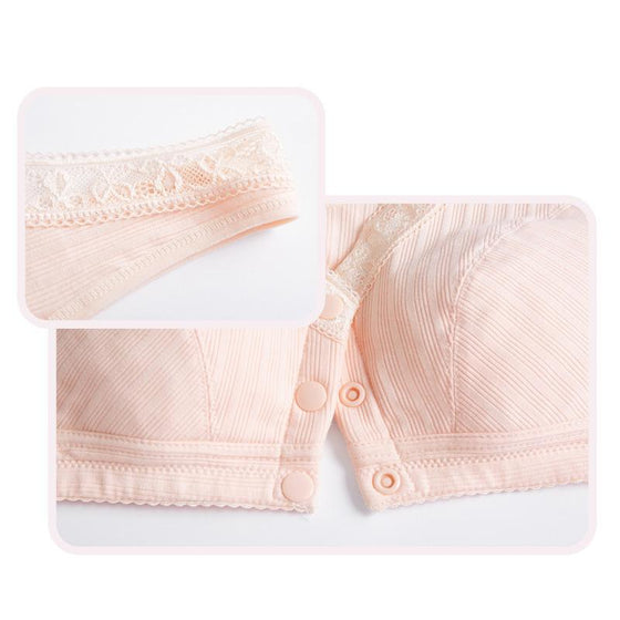 Bekväm Främre Knapp-BH