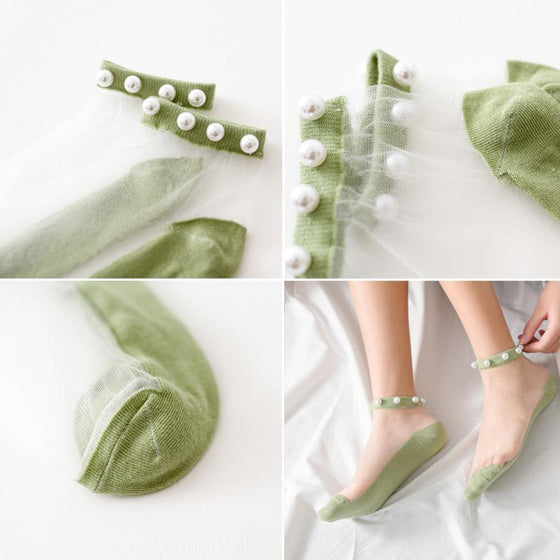 Söta Dam Ankelstrumpor