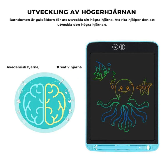 Delvis Raderbar LCD-skrivtavla