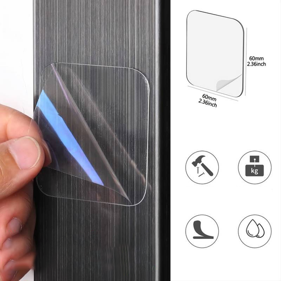 Självhäftande dubbelsidig transparent tejp