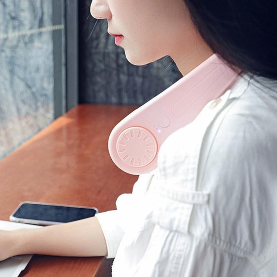 Mini bärbar fläkt för nacken