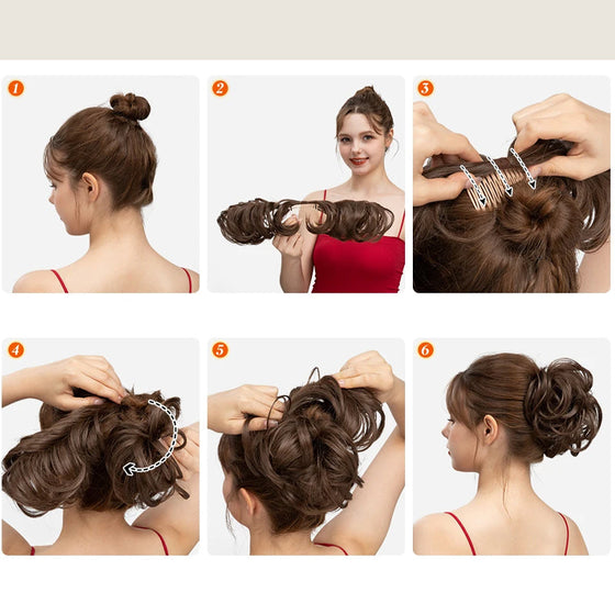 Enkel elegans med sidokam och hårklämma