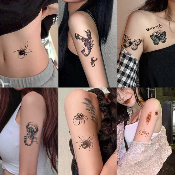 3D Stereotatueringsklistermärke