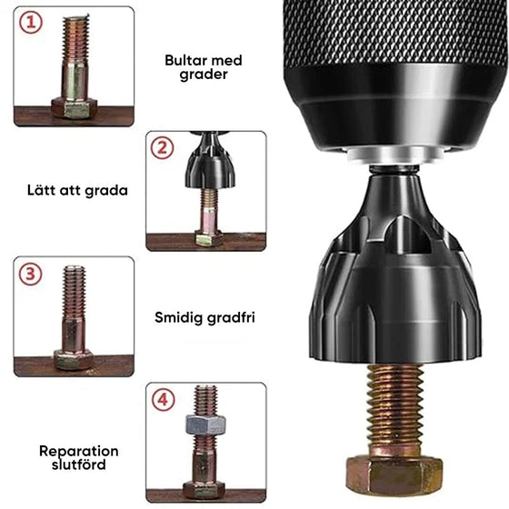 Avgradningsverktyg med wolframkarbidblad