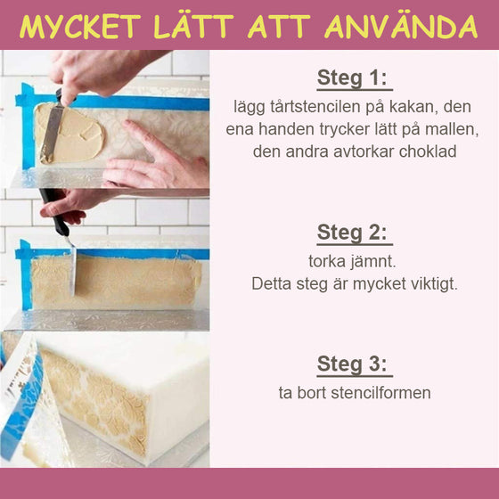 DIY Tårtstencil