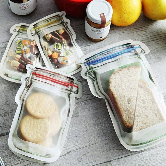 Burk dragkedja påsar