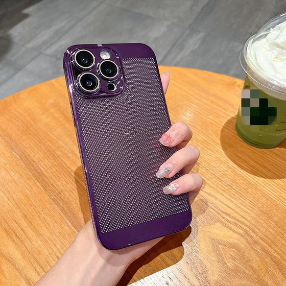 Elektropläterad värmeavledande mobilskal