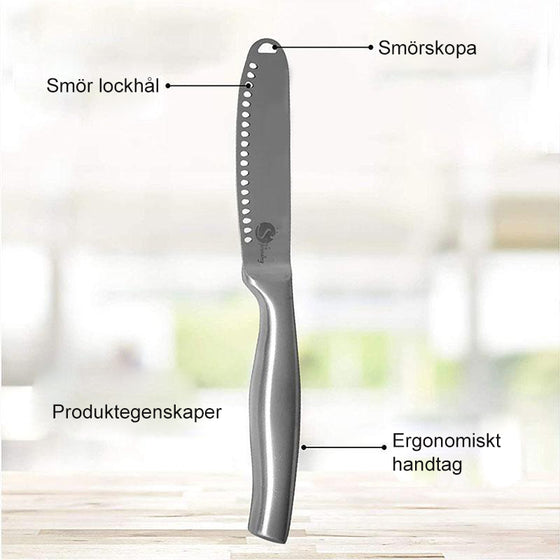 Smörkniv i rostfritt stål