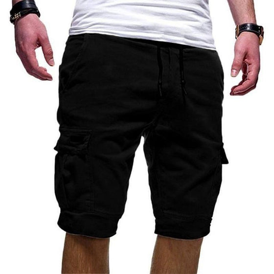 Herr shorts med fickor