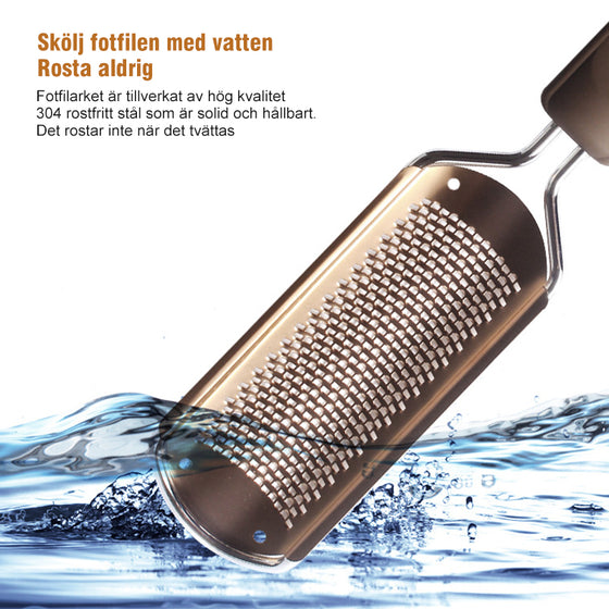 Fotfil | Rostfritt stål