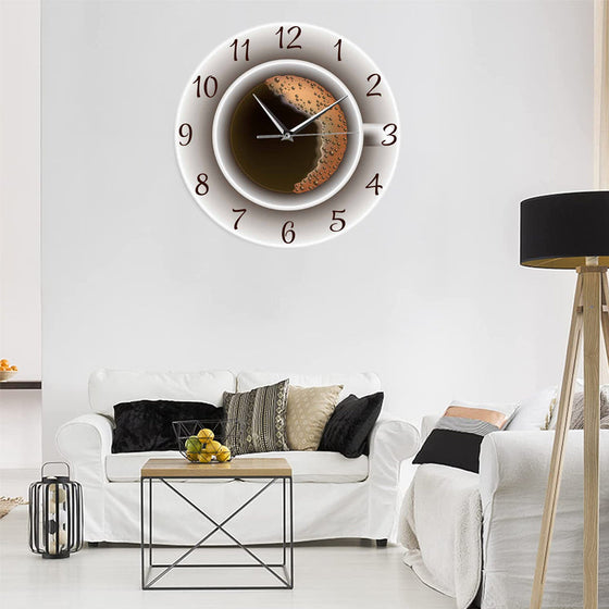 Kaffekopp Väggklocka