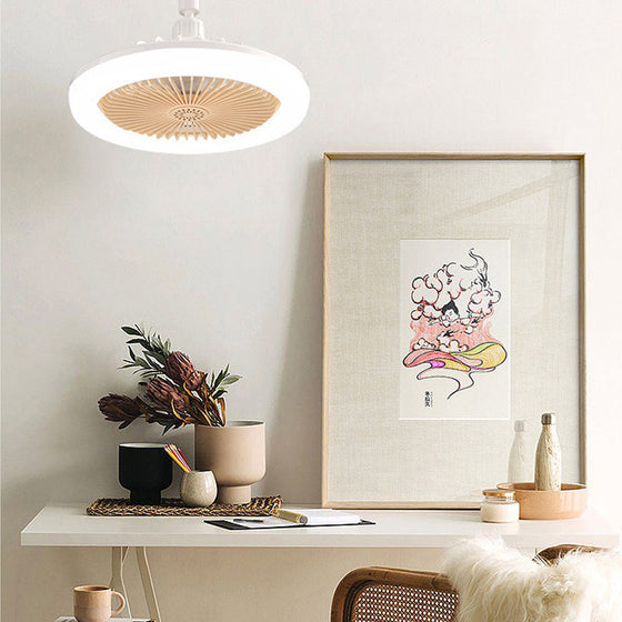 2-i-1 Aromaterapi LED-fläktlampa