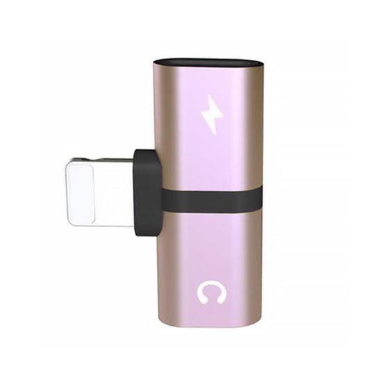 2-i-1 Hörlursadapter med Två Portar för iPhone