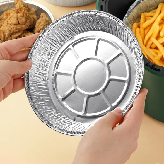 Rund foliebricka för Mikrovågsugn eller Air Fryer