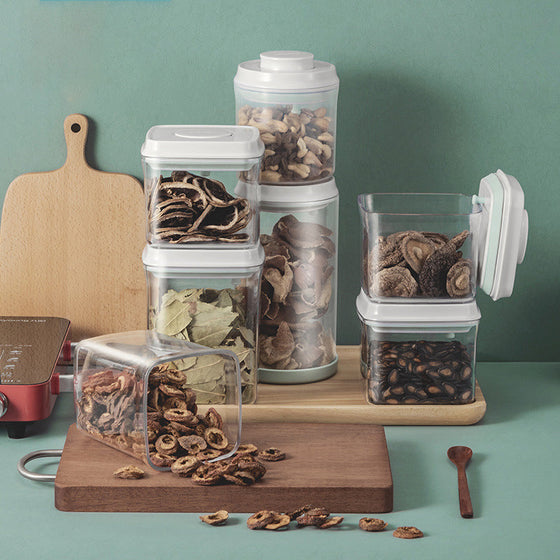 Lufttät stapelbar behållare