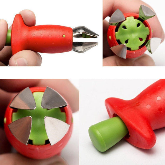 Jordgubbsformad frukturkärnare