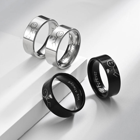 Hans Alltid/Hennes För alltid Ring